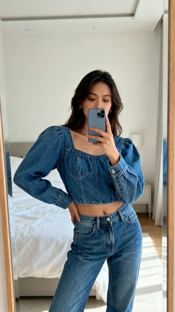 Denim Top Outfit Ideas4
