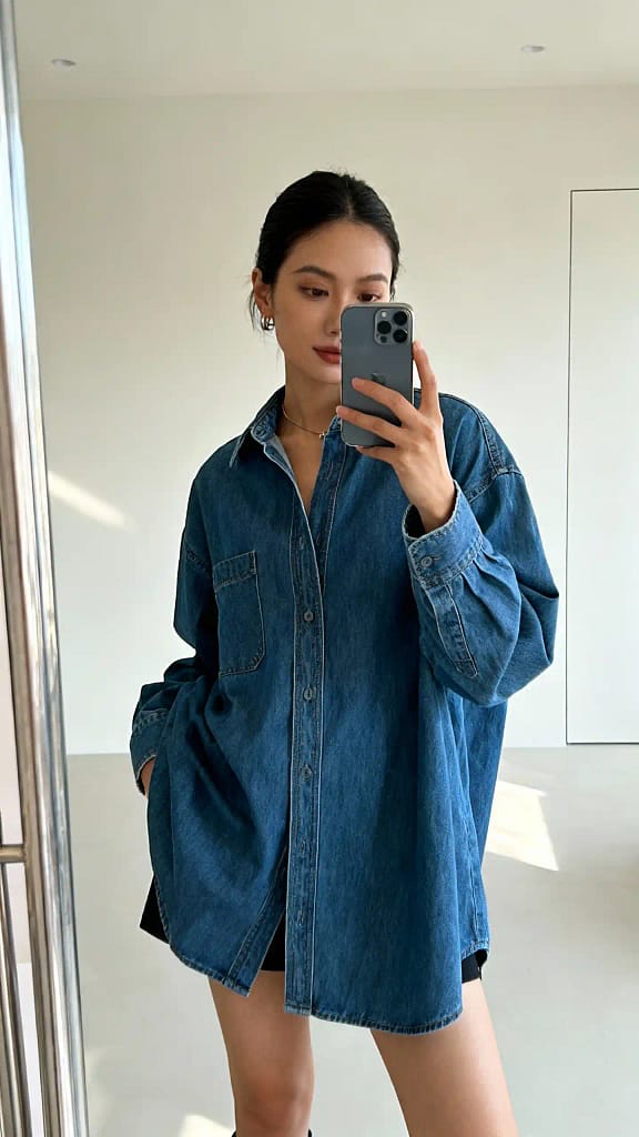 Denim Top Outfit Ideas5