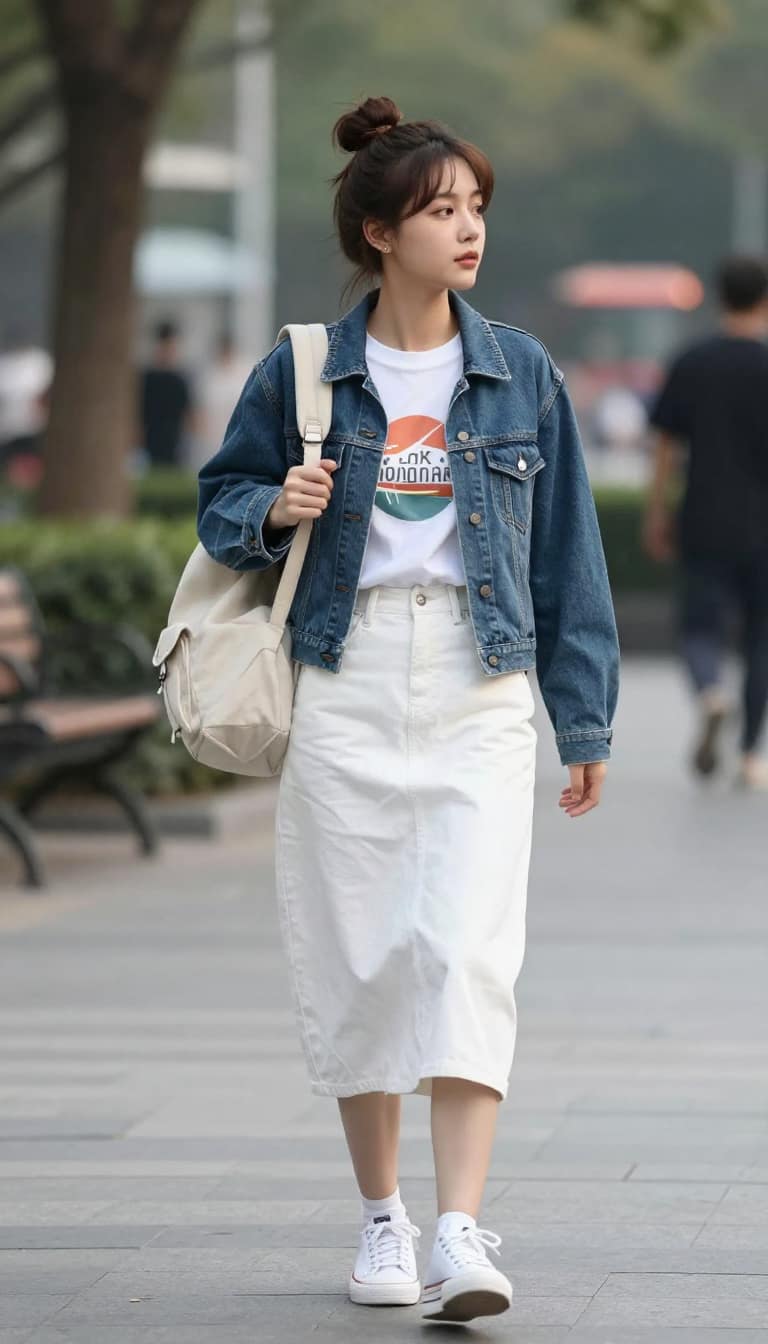Casual Weekend White Skirt