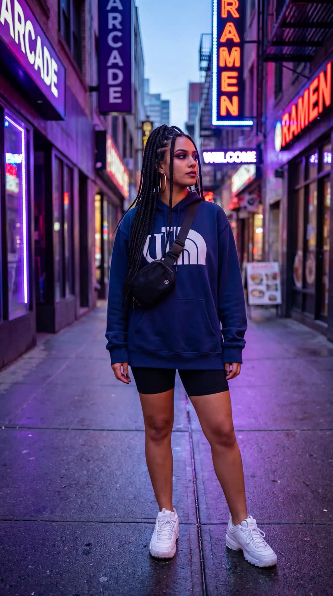 Navy Streetwear Style
