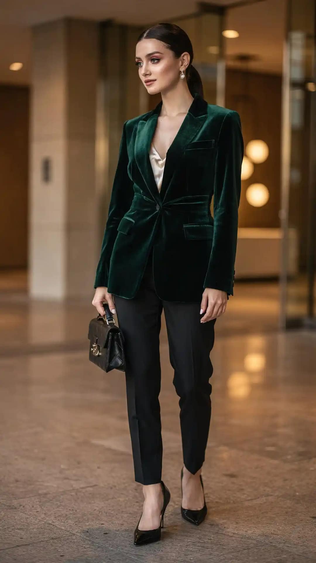 Velvet Blazer Evening Elegance