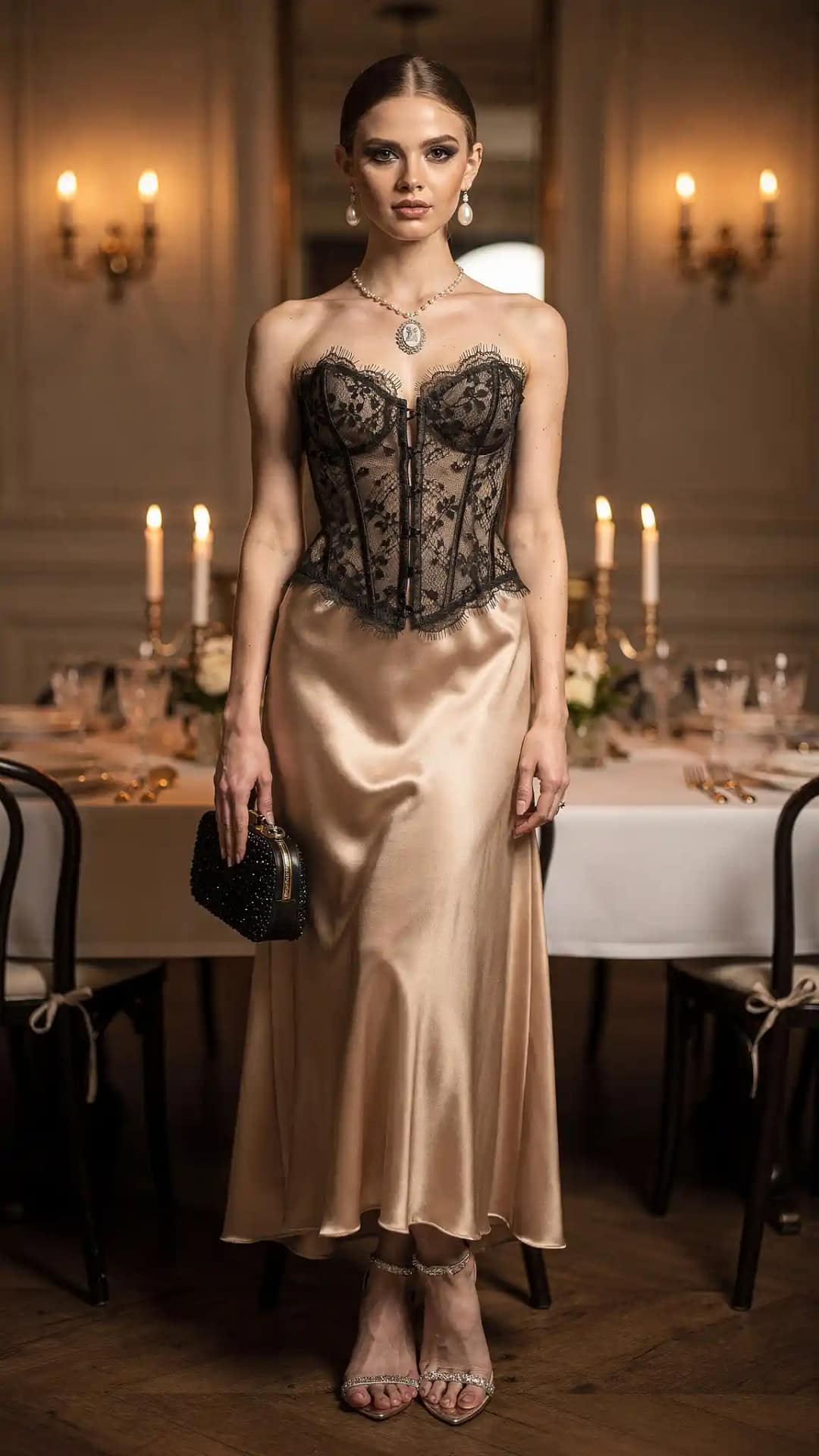 Classic Black Lace Evening